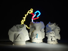 Neon Light And Ceramics