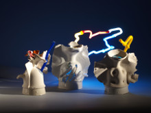 Neon Light And Ceramics